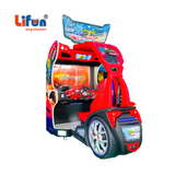 Red single-person racing car