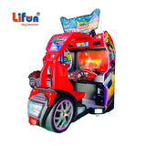 Red single-person racing car